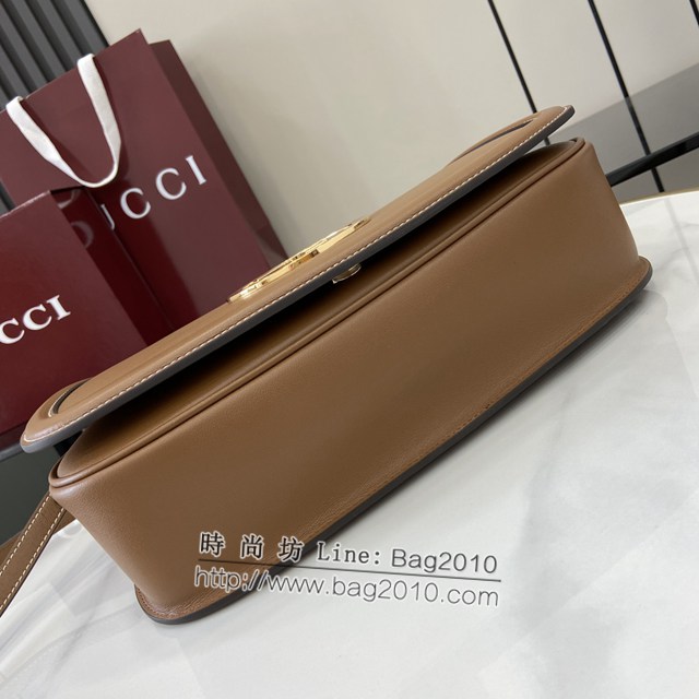 Gucci專櫃古馳最新款Blondie系列中號手提包原廠皮肩背女包 jh2125型號：815719